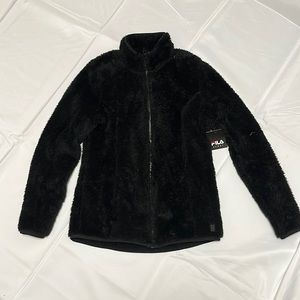 Fila Sport Black Fluffy Jacket - NWT
